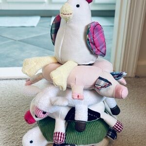 Pottery Barn Kids Stackable Farm Animal Rings